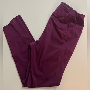 Maroon Athleta tights